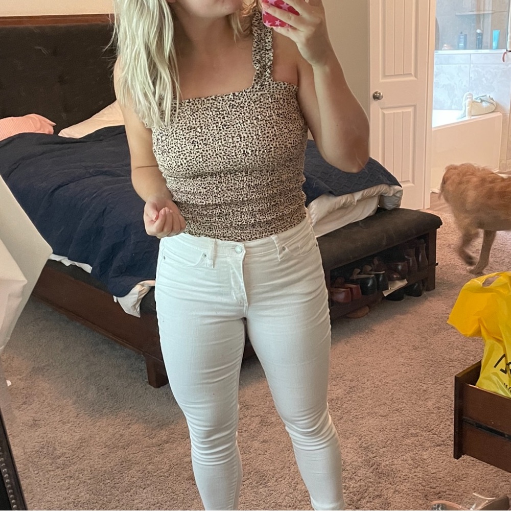 Abercrombie Ruched Tank Top